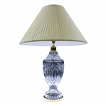 Payne Stewart's Personal Large PGA of America Cut Crystal Table Lamp