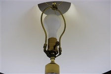 Payne Stewart's Personal Large PGA of America Cut Crystal Table Lamp