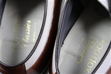 Payne Stewart's Personal Pair of Brown with White Footjoy Golf Shoes - Size 12c
