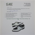 Payne Stewart's Personal Pair of 'Alligator' Footjoy Classics Golf Shoes - Size 12c