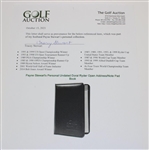 Payne Stewart's Personal Undated Doral Ryder Open Address/Note Pad Book