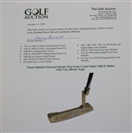 Payne Stewart's Personal Karsten Ping Anser 2 Gold Plated 1989 $1 Million PGA Tour Winner Putter