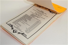 Payne Stewart's Personal 1999 Ryder Cup at The Country Club Match Used Yardage Book
