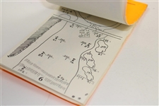 Payne Stewart's Personal 1999 Ryder Cup at The Country Club Match Used Yardage Book