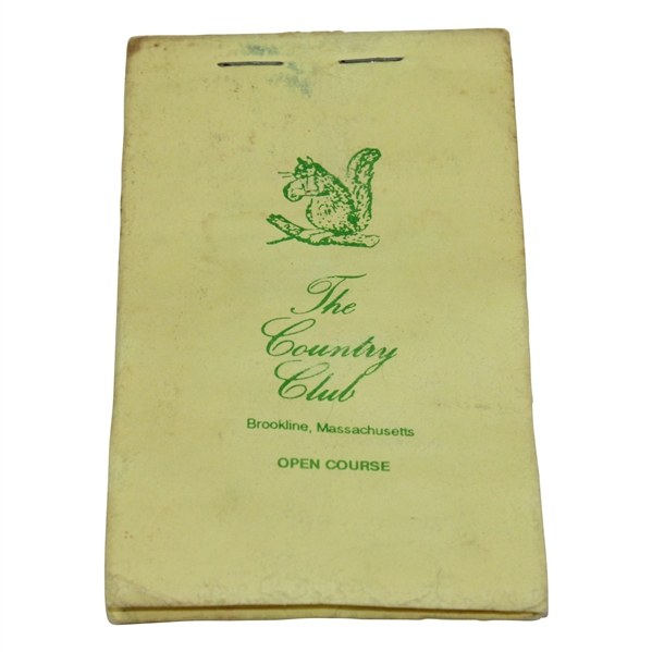 Payne Stewarts Personal The Country Club Brookline Open Course Used Yardage Book