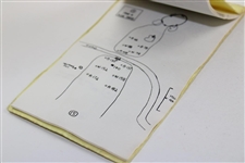 Payne Stewart's Personal The Country Club Brookline Open Course Used Yardage Book