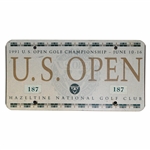 Champion Payne Stewarts Personal 1991 US Open at Hazeltine Golf Club Contestant License Plate #187