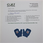 Payne Stewart's Personal Pair of NFL Logo Hand Warmer/Cart Mitts - Blue