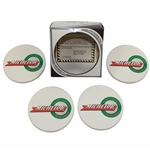 Payne Stewarts Personal Michelob Championship at Kingmill Sandstone Coaster Set in Box