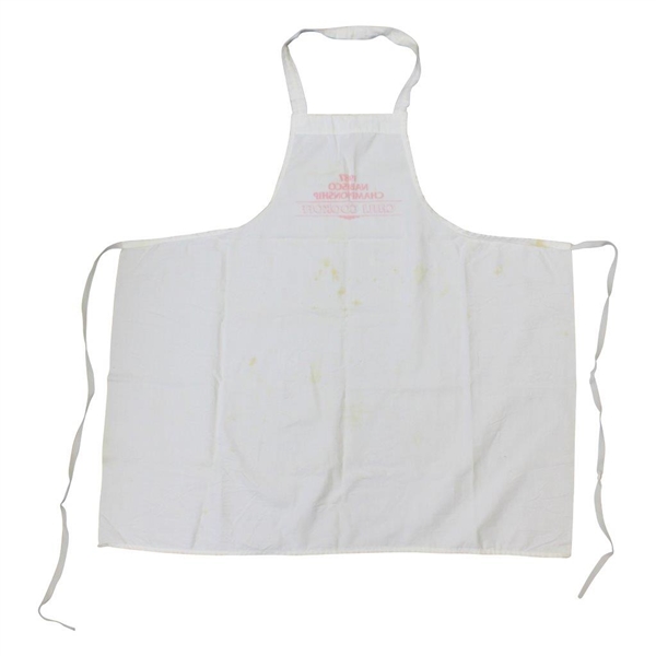Payne Stewart's Personal 1987 Nabisco Championship Chili Cookoff Used Apron