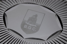 Payne Stewart's Personal Undated B.G.C Glass Dish/Tray