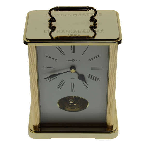 Payne Stewart's Personal 1986 Future Masters Howard Miller Quartz Clock - Dothan, Alabama