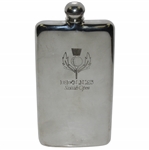 Payne Stewarts Personal 1993 Bells Scottish Open Commemorative Pewter Flask