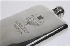 Payne Stewart's Personal 1993 Bell's Scottish Open Commemorative Pewter Flask