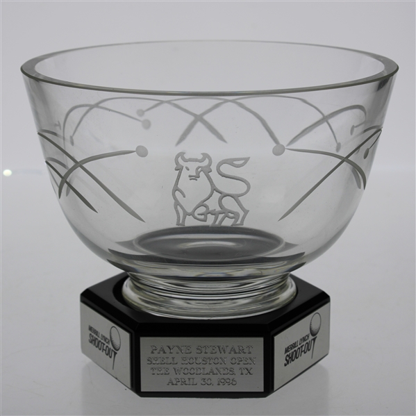 Payne Stewarts Personal 1996 Shell Houston Open Merrill Lynch Shootout Bowl