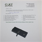 Payne Stewart's Personal 1993 US Open at Baltusrol Green Jewelry Case