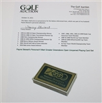 Payne Stewart's Personal K Mart Greater Greensboro Open Unopened Playing Card Set
