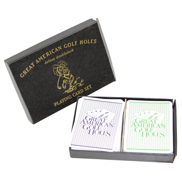 Payne Stewarts Personal Great American Golf Holes Playing Card Set in Original Box
