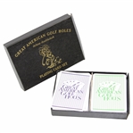 Payne Stewarts Personal Great American Golf Holes Playing Card Set in Original Box