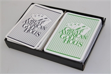 Payne Stewart's Personal Great American Golf Holes Playing Card Set in Original Box