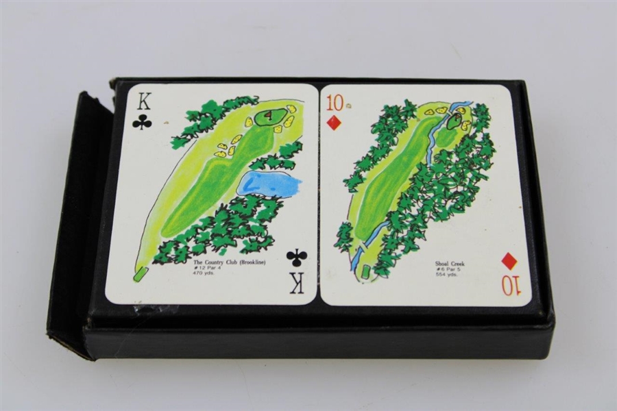 Payne Stewart's Personal Great American Golf Holes Playing Card Set in Original Box