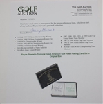 Payne Stewart's Personal Great American Golf Holes Playing Card Set in Original Box