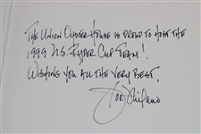 Payne Stewart's Personal Book 'Boston: A Pictorial Souvenir' with Ryder Cup Team Note
