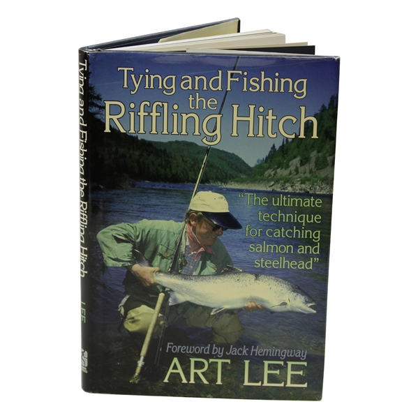 Payne Stewarts Personal Book Tying and Fishing The Riffling Hitch with Handwritten Note