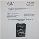 Payne Stewart's Personal Book 'Tying and Fishing The Riffling Hitch' with Handwritten Note