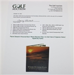 Payne Stewart's Personal Book 'Where Banners Flew: An Ariel View Of Virginia's History' Signed By Author