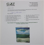 Payne Stewart's Personal Book 'The Nature Of Golf: Exploring the Beauty of the Game' Signed By Authors