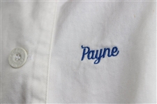Payne Stewart's Personal Augusta, Georgia Masters Week Dinner Used White Chef Coat Payne - Unique Item