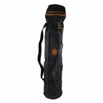 Payne Stewarts Personal Canvas with Leather Golf Clubs Carry Bag with Address Tag