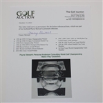 Payne Stewart's Personal Anderson Consulting World Golf Championship Match Play Globe/Box