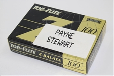 Payne Stewart's Personal Dozen P.S Logo Top-Flite Z Balata 100 Golf Balls in Original Box & Sleeves
