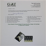 Payne Stewart's Personal Dozen P.S Logo Top-Flite Z Balata 100 Golf Balls in Original Box & Sleeves