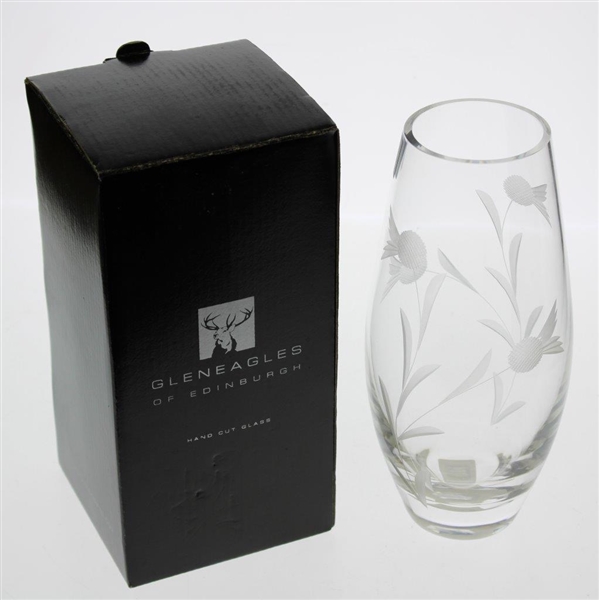 Payne Stewart's Personal Gleneagles Of Edinburgh Hand Cut Glass in Original Box