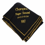 Champion Payne Stewarts Personal 1987 Bay Hill Classic Champion Stitched Throw Blanket with Scores