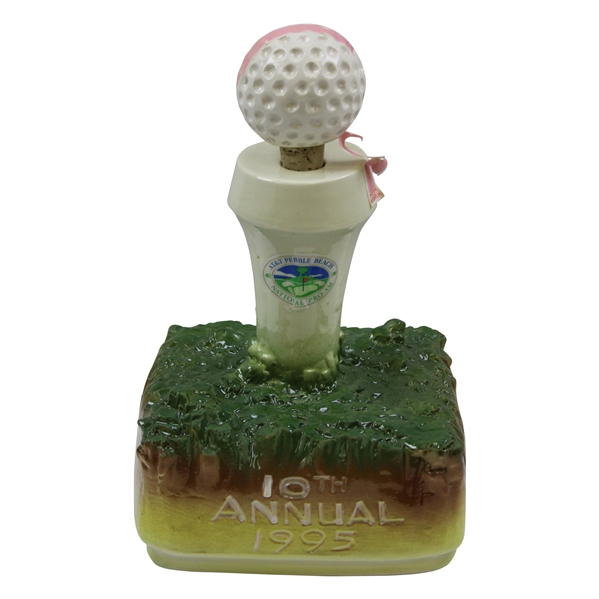 Payne Stewart's Personal 1995 AT&T Pebble Beach Contestant Decanter - 10th Annual