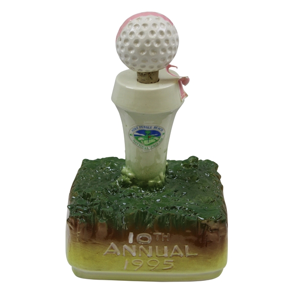 Payne Stewarts Personal 1995 AT&T Pebble Beach Contestant Decanter - 10th Annual