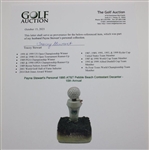 Payne Stewart's Personal 1995 AT&T Pebble Beach Contestant Decanter - 10th Annual