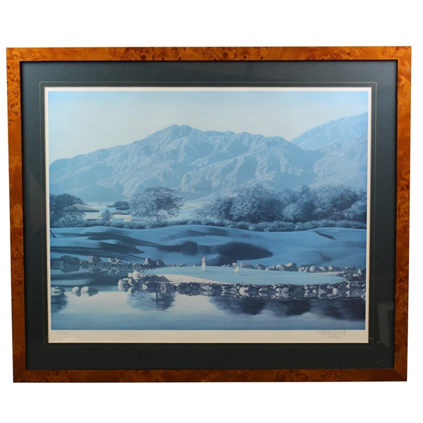 Payne Stewarts Personal Danny Day Golf Print #224/1000 - Payne Stewart & John Daly On Green - Framed