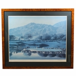 Payne Stewarts Personal Danny Day Golf Print #224/1000 - Payne Stewart & John Daly On Green - Framed
