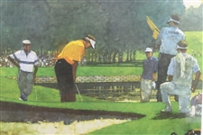 Payne Stewart's Personal Ltd Ed Stewart, Crenshaw, Watson & Nelson Signed AP #17/50 Print JSA ALOA