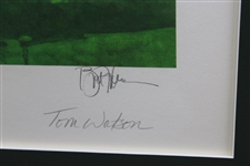 Payne Stewart's Personal Ltd Ed Stewart, Crenshaw, Watson & Nelson Signed AP #17/50 Print JSA ALOA