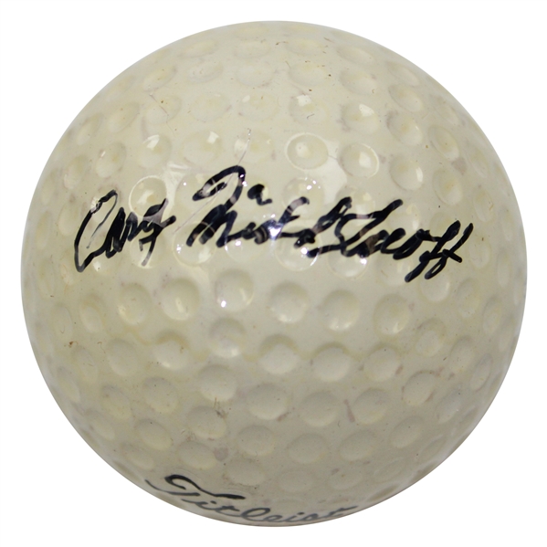 Cary Middlecoff Vintage Signed Titleist Acushnet DT Golf Ball JSA FULL #BB85448