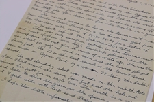 Henry Puget (Cypress Point Pro) Signed Handwritten April 1942 Letter with Scorecards - Babe at Cypress JSA ALOA