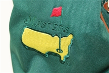 Classic Green Canvas & Leather Masters Logo Hot-Z Full Size Golf Bag