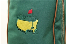 Classic Green Canvas & Leather Masters Logo Hot-Z Full Size Golf Bag