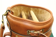 Classic Green Canvas & Leather Masters Logo Hot-Z Full Size Golf Bag